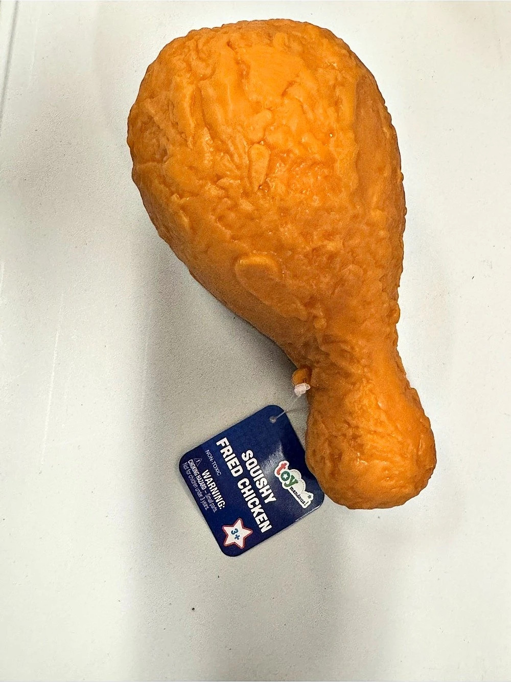 Squeaky's Squishy Fried Chicken Toy NWT